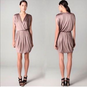 Black Halo Jill Rose Quartz Drape Dress. Worn once. In excellent condition.